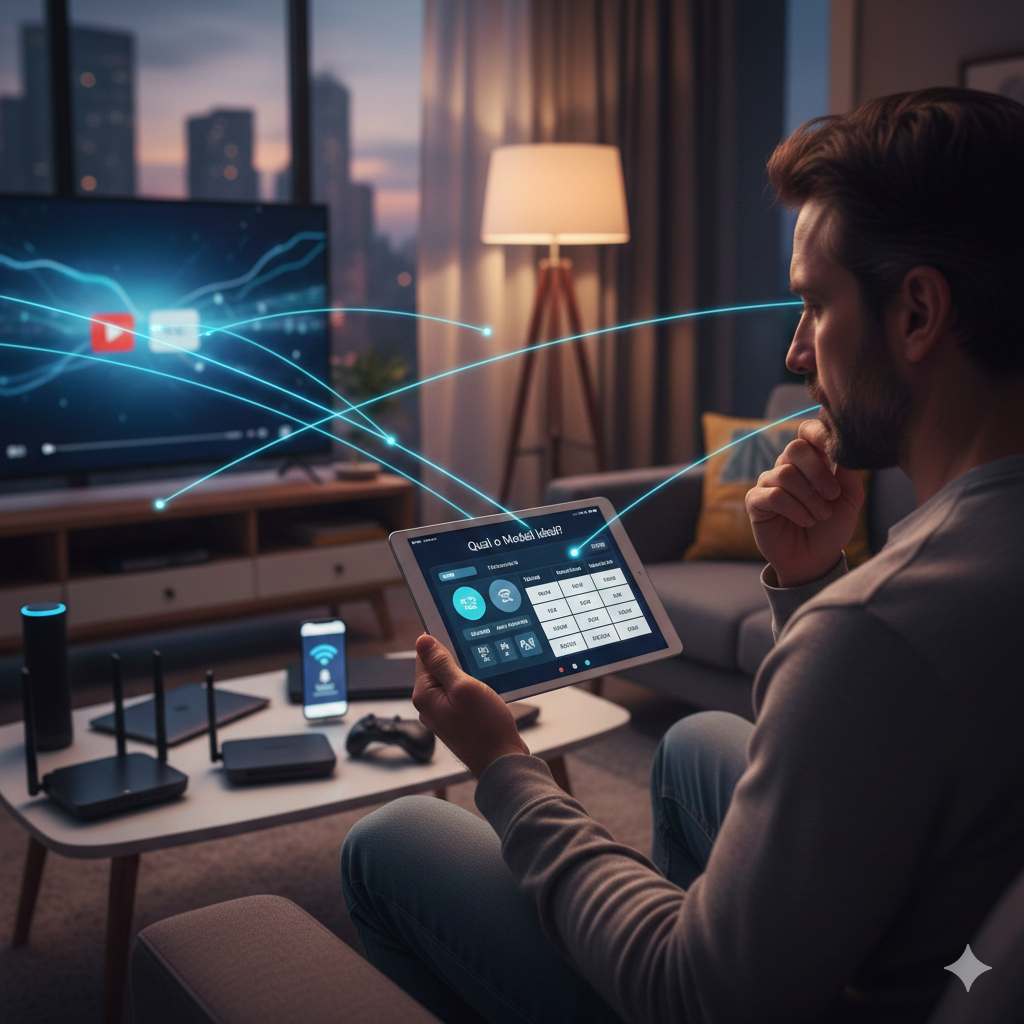 como escolher roteador wi-fi moderno para casa