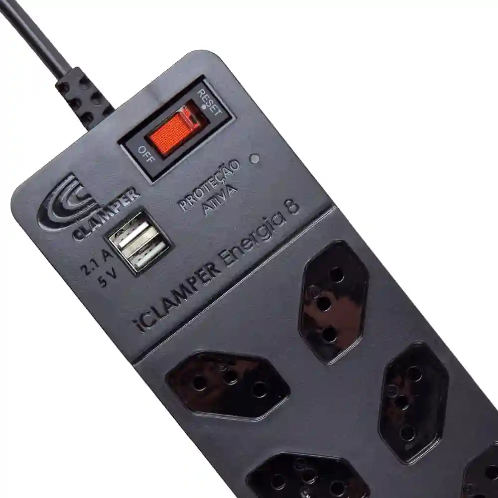 Filtro de Linha iClamper 8 USB